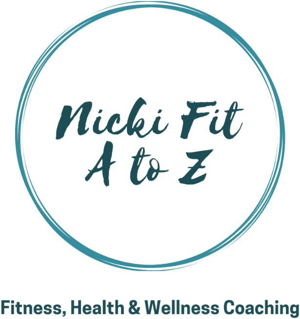 NickiFit A to Z Logo - Fitness and Nutrition Coaching for Women Over 40